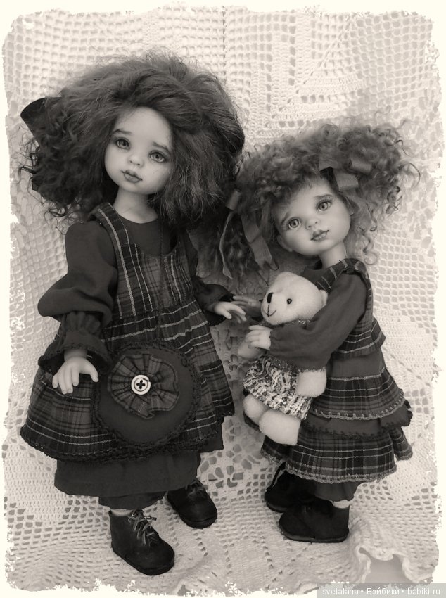 Лелька и Олька.ООАК кукол Паола Рейна