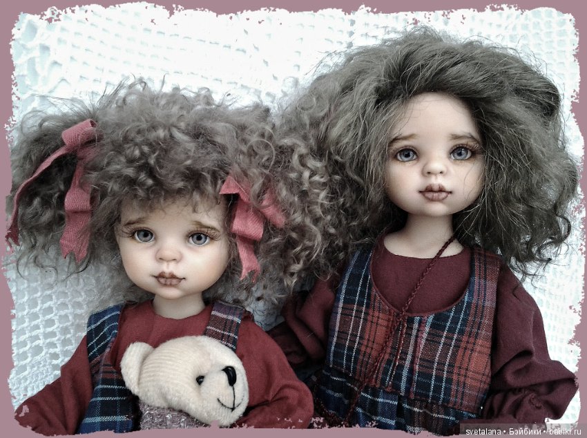 Лелька и Олька.ООАК кукол Паола Рейна (фото 2)