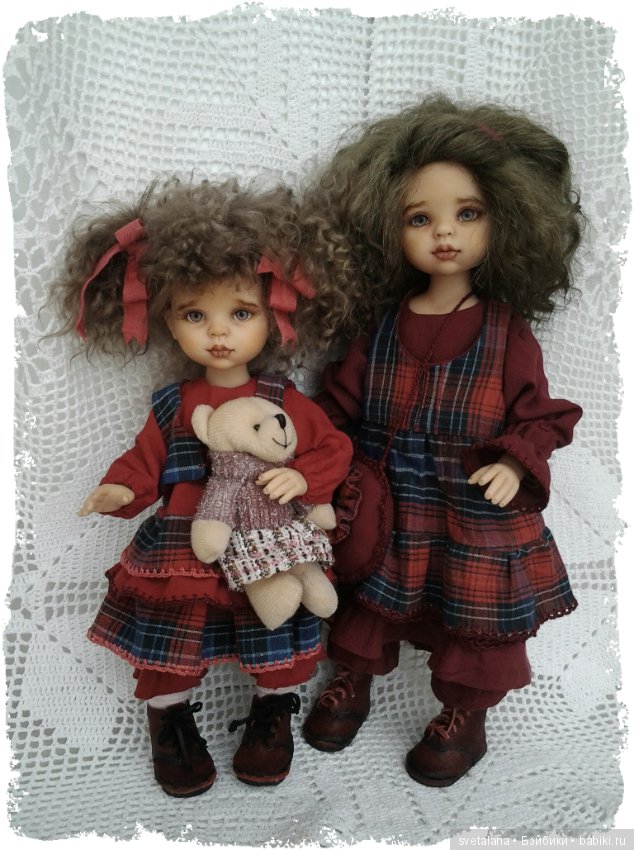 Лелька и Олька.ООАК кукол Паола Рейна