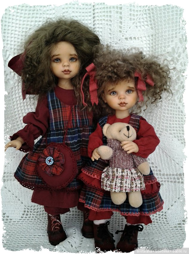 Лелька и Олька.ООАК кукол Паола Рейна