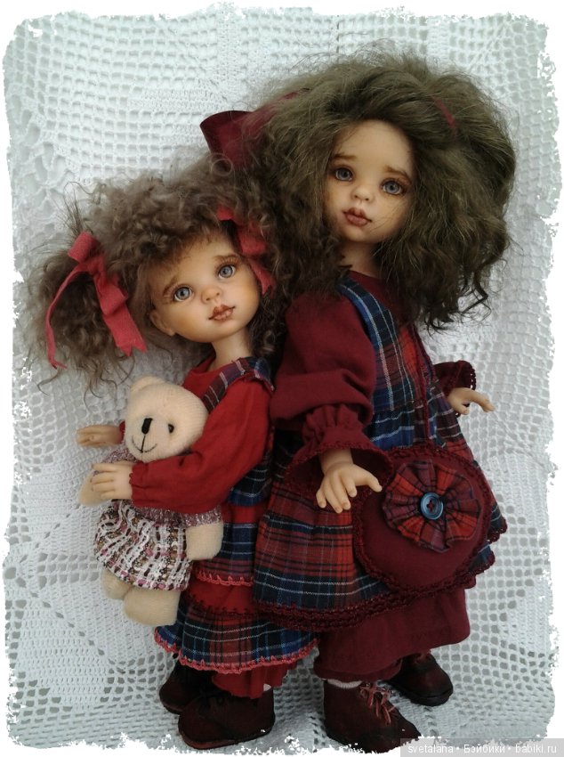 Лелька и Олька.ООАК кукол Паола Рейна