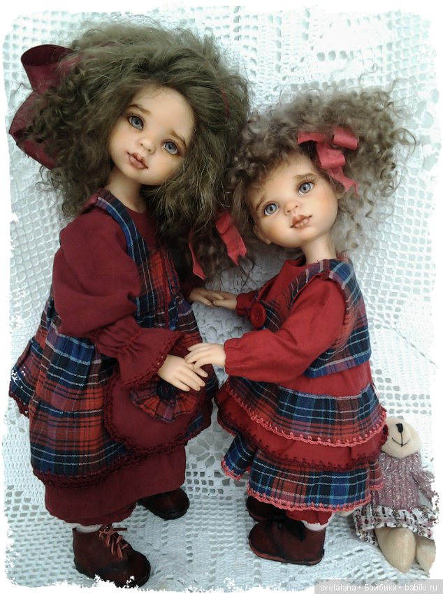 Лелька и Олька.ООАК кукол Паола Рейна