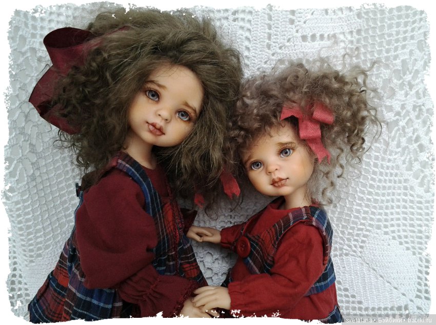 Лелька и Олька.ООАК кукол Паола Рейна (фото 6)