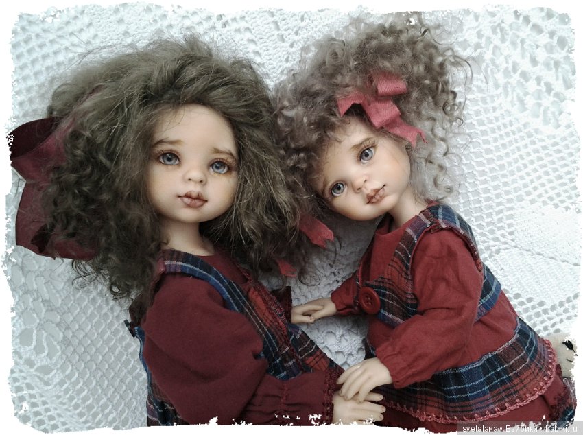 Лелька и Олька.ООАК кукол Паола Рейна (фото 3)
