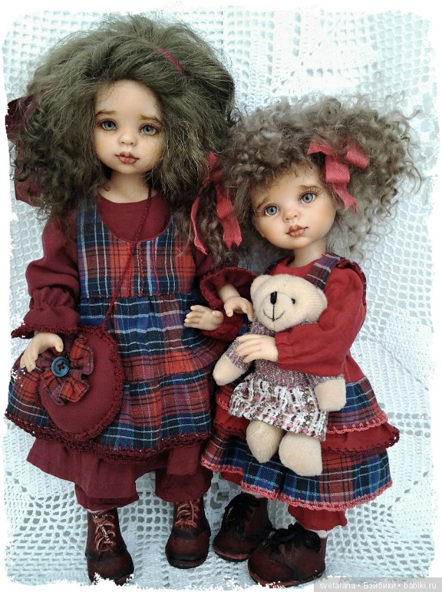 Лелька и Олька.ООАК кукол Паола Рейна