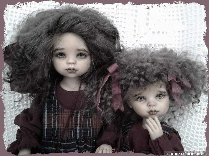 Лелька и Олька.ООАК кукол Паола Рейна