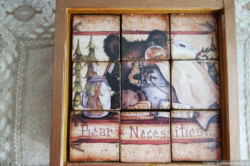 Деревянные кубики — Авторские игрушки из разных материалов: синельная проволока (фото 2)