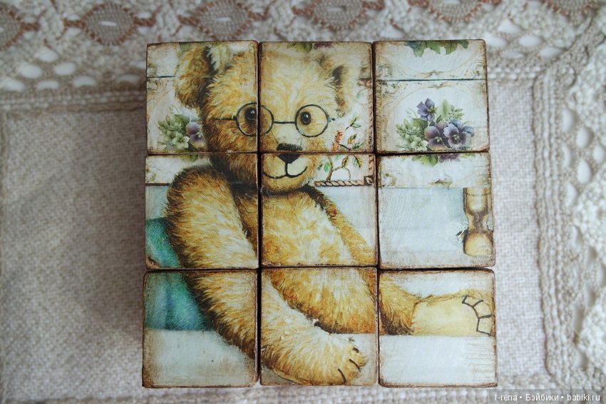 Деревянные кубики — Авторские игрушки из разных материалов: синельная проволока (фото 4)