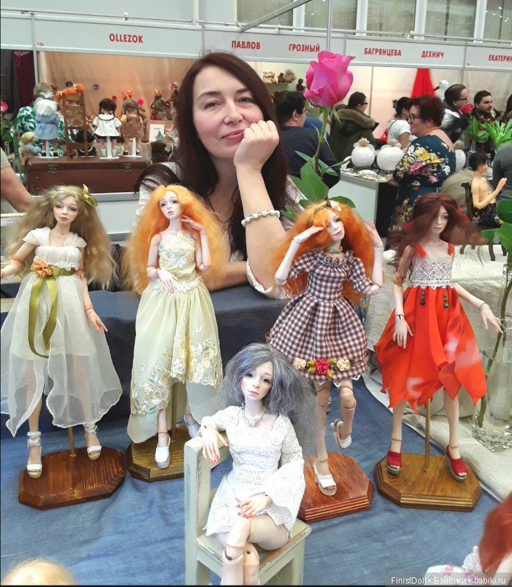 Мы с моими девчонкам на Международном Салоне кукол на Тишинке (фото 9)