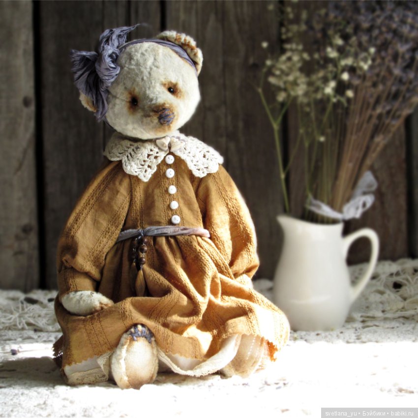 Маша и одуванчики — Авторские мишки Тедди и друзья: фото (фото 3)