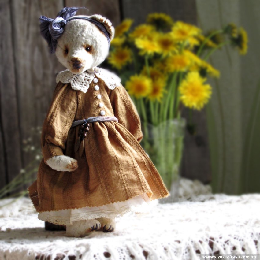 Маша и одуванчики — Авторские мишки Тедди и друзья: фото (фото 6)