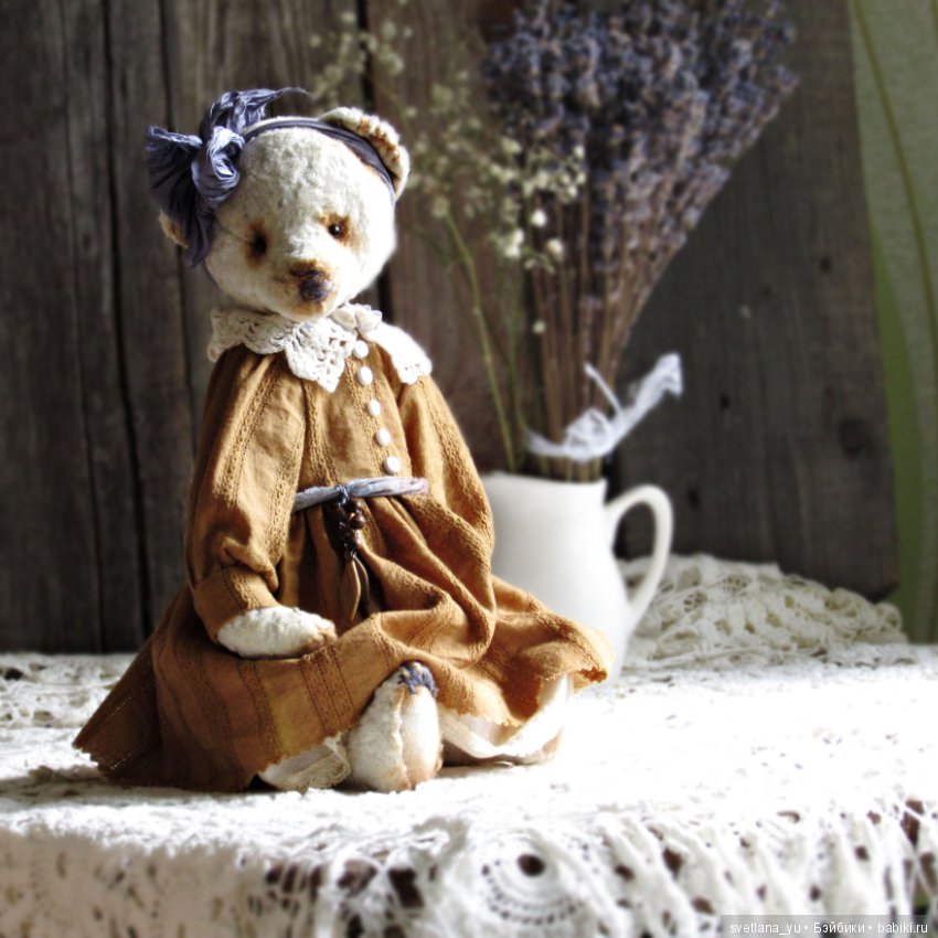 Маша и одуванчики — Авторские мишки Тедди и друзья: фото (фото 9)