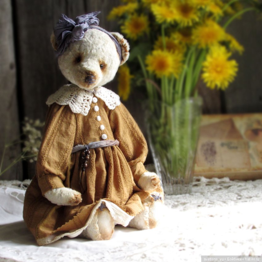 Маша и одуванчики — Авторские мишки Тедди и друзья: фото (фото 2)