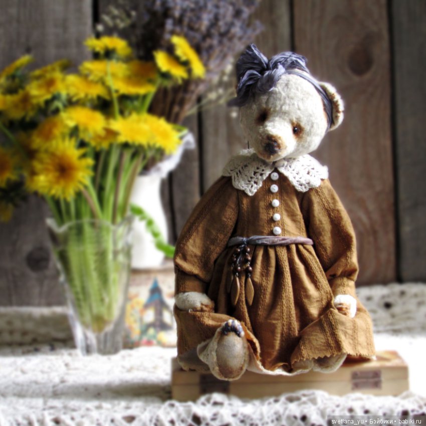 Маша и одуванчики — Авторские мишки Тедди и друзья: фото (фото 4)