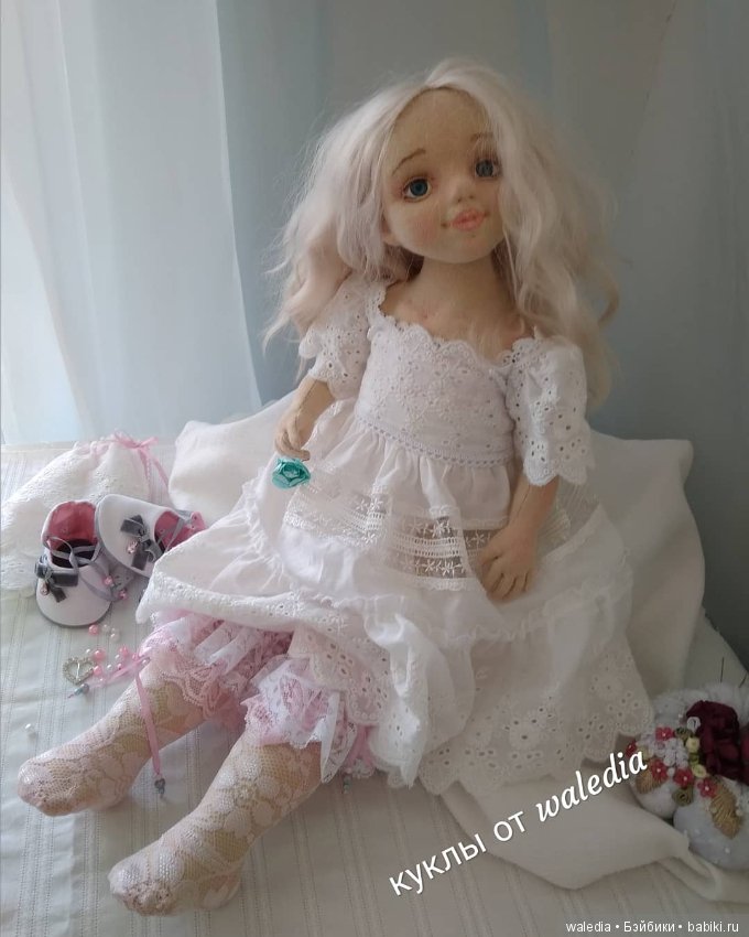 Есения авторская текстильная кукла от waledia (фото 2)