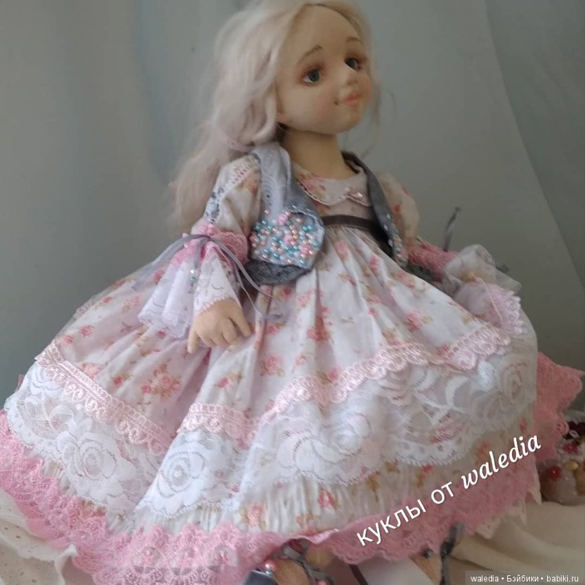 Есения авторская текстильная кукла от waledia