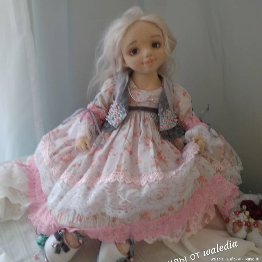 Есения авторская текстильная кукла от waledia (фото 3)