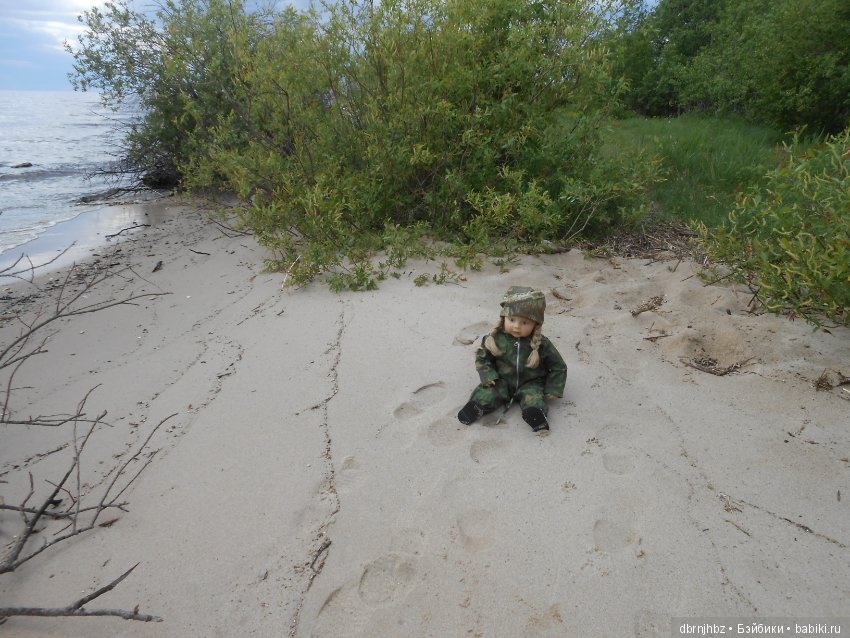 Перлуша первый раз ездила на море