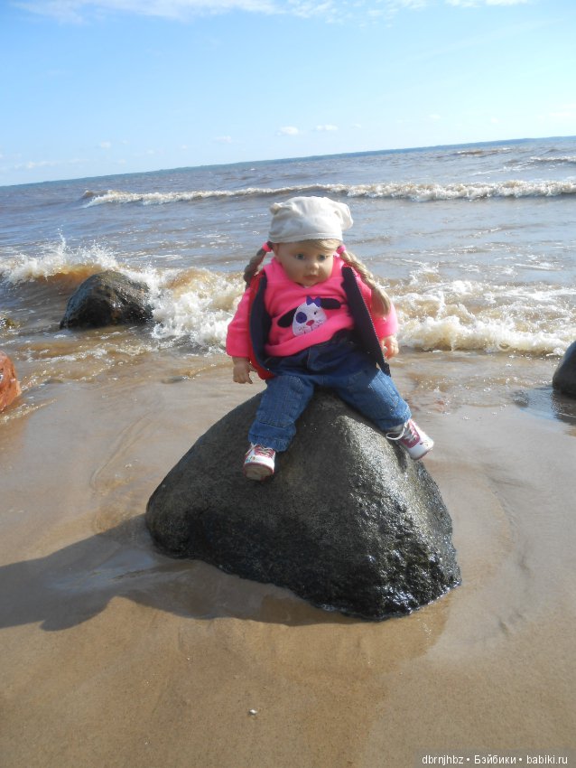 Перлуша первый раз ездила на море (фото 7)