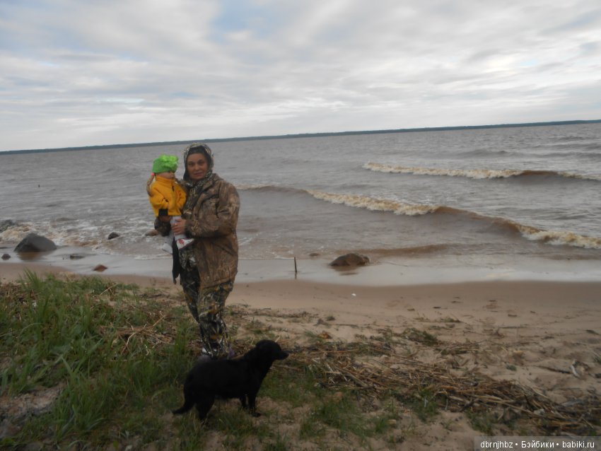 Перлуша первый раз ездила на море