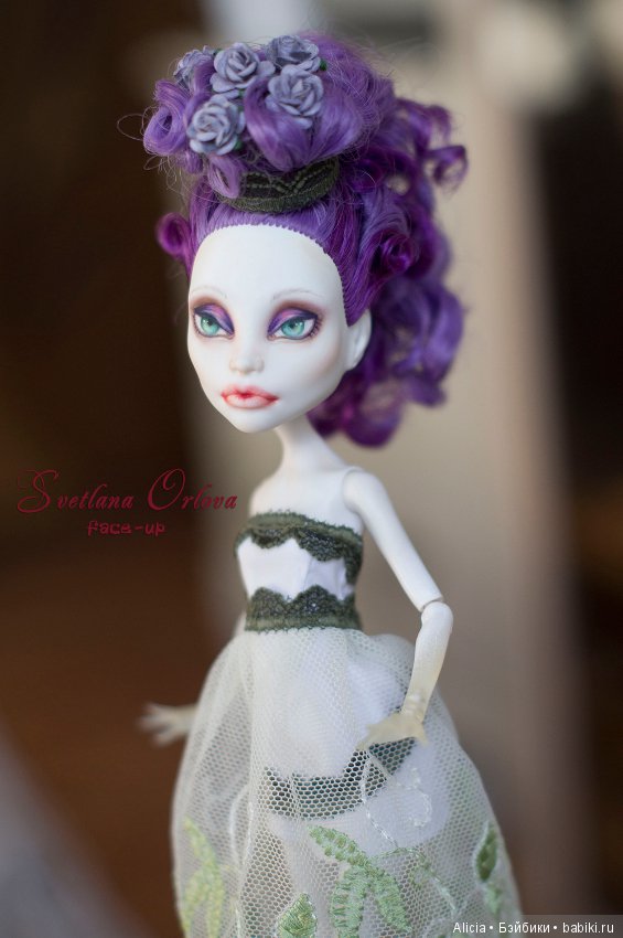 ООАК Спектра Вондергейст — ООАК Monster High и Ever After High: репейнт (фото 3)