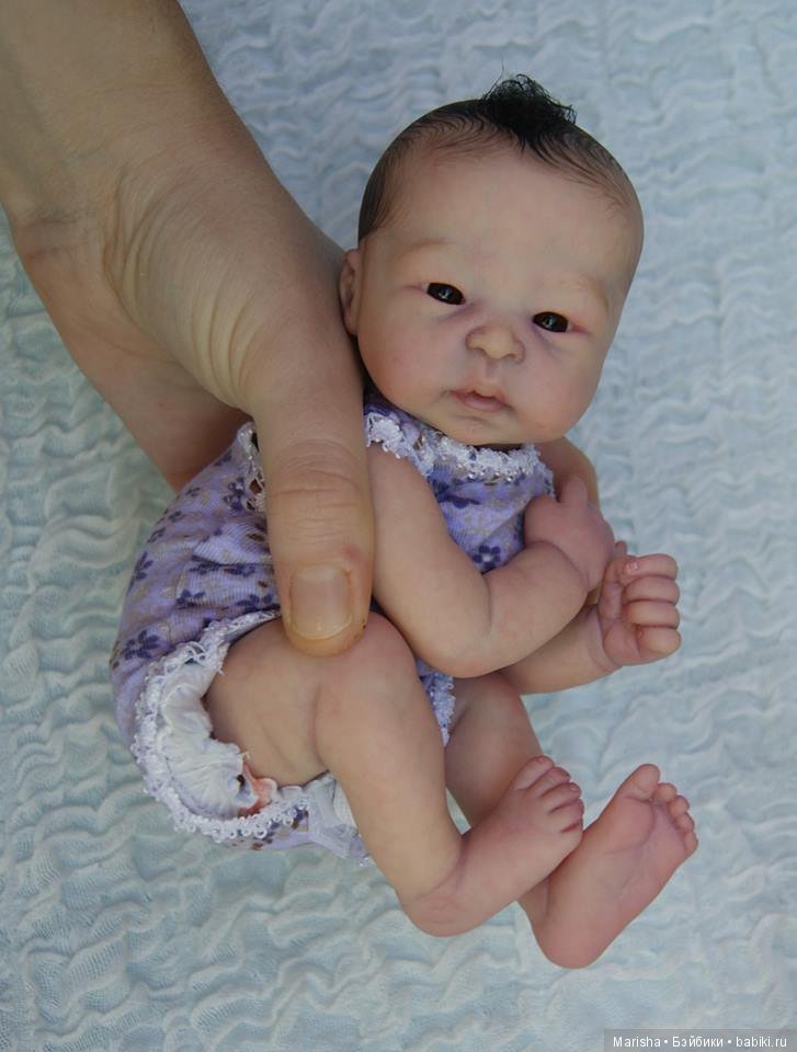 Lilly Loo скульптора Marita Winters, автор прототипа Memma's Munchkins reborn nursery