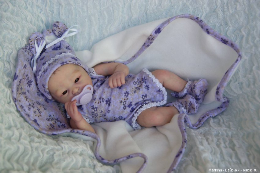 Lilly Loo скульптора Marita Winters, автор прототипа Memma's Munchkins reborn nursery