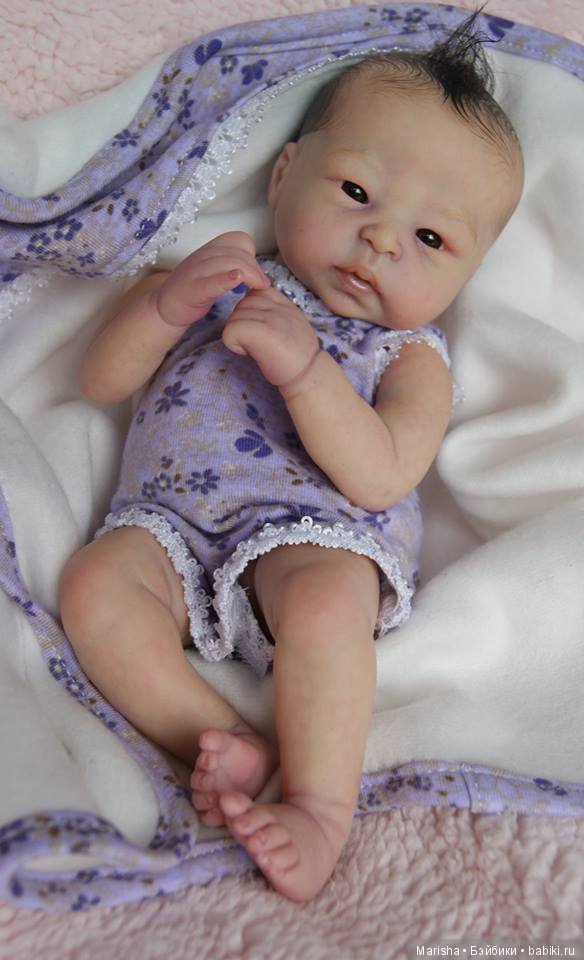 Lilly Loo скульптора Marita Winters, автор прототипа Memma's Munchkins reborn nursery (фото 9)