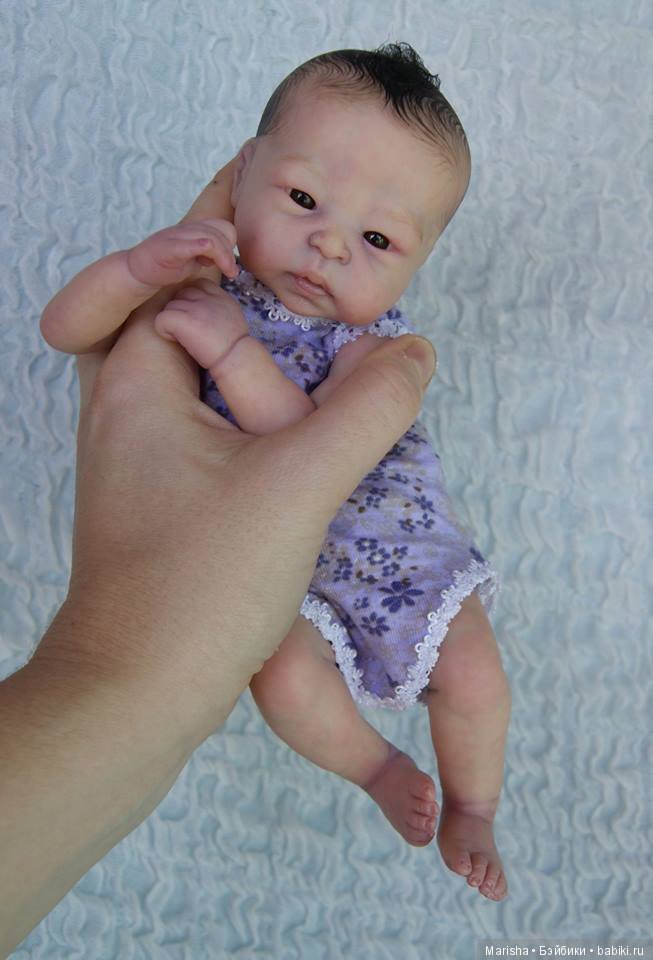 Lilly Loo скульптора Marita Winters, автор прототипа Memma's Munchkins reborn nursery