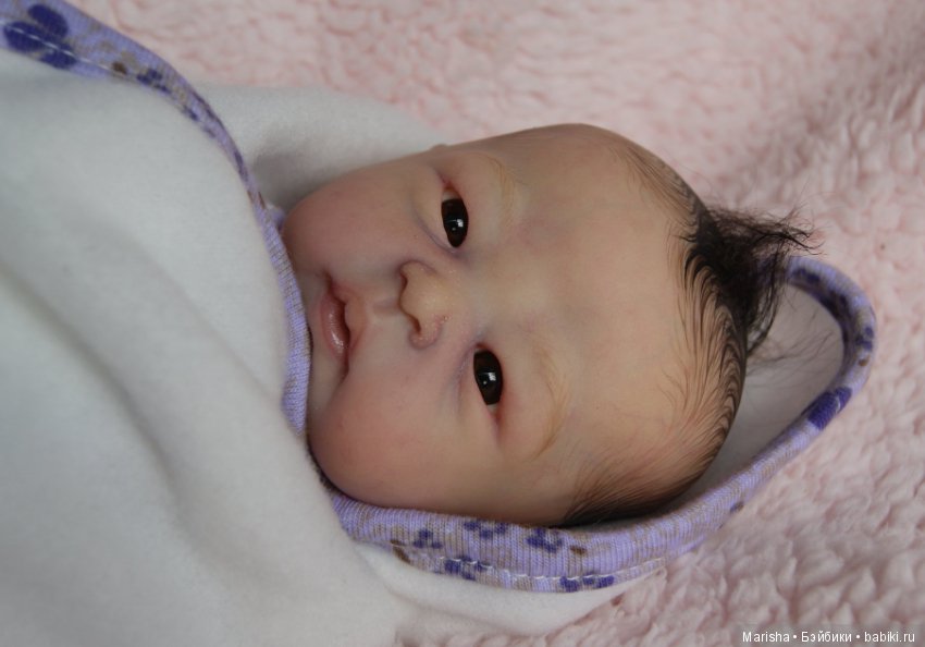 Lilly Loo скульптора Marita Winters, автор прототипа Memma's Munchkins reborn nursery (фото 4)