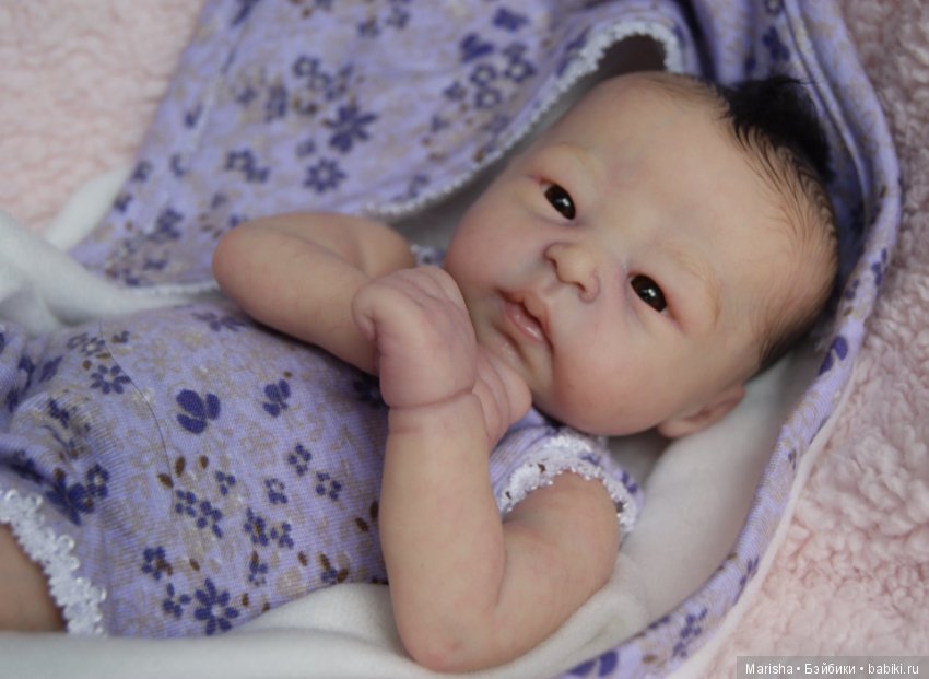 Lilly Loo скульптора Marita Winters, автор прототипа Memma's Munchkins reborn nursery