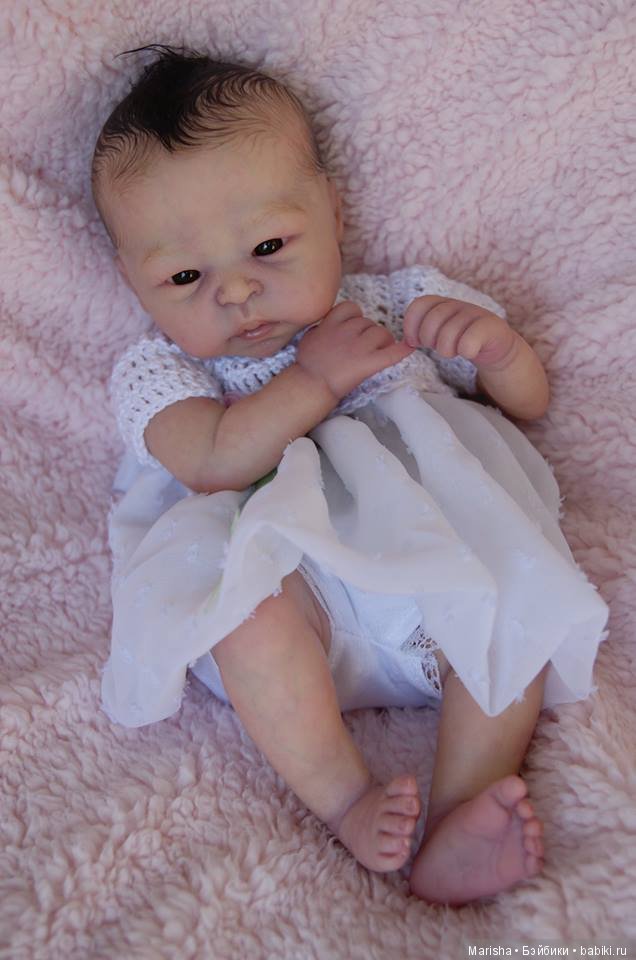 Lilly Loo скульптора Marita Winters, автор прототипа Memma's Munchkins reborn nursery