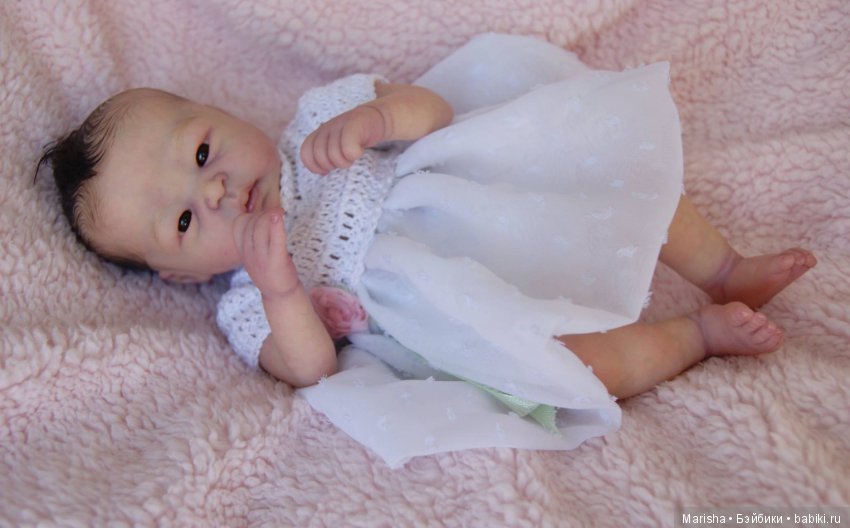 Lilly Loo скульптора Marita Winters, автор прототипа Memma's Munchkins reborn nursery