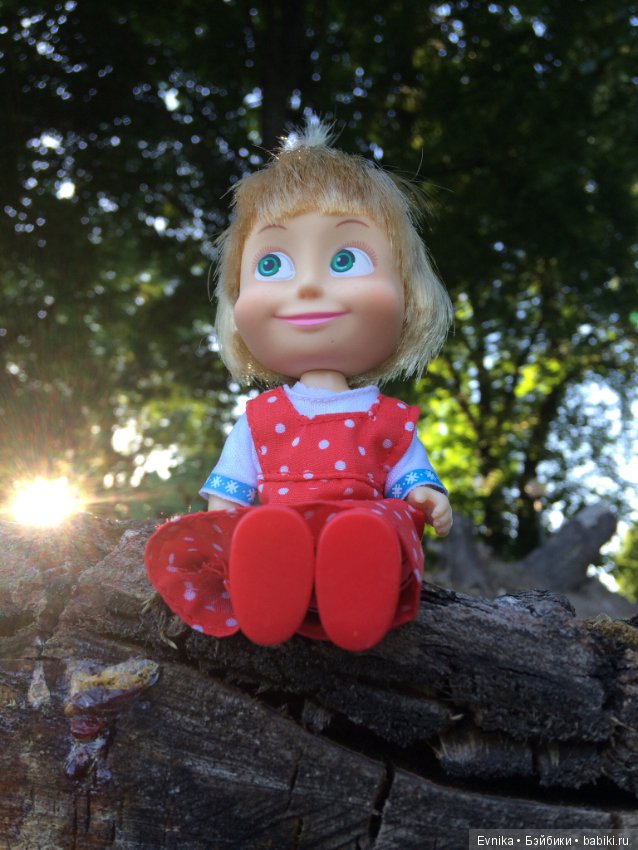 Машка - промокашка — Куклы Маша и Медведь (Simba): Маша в кармашке (фото 6)