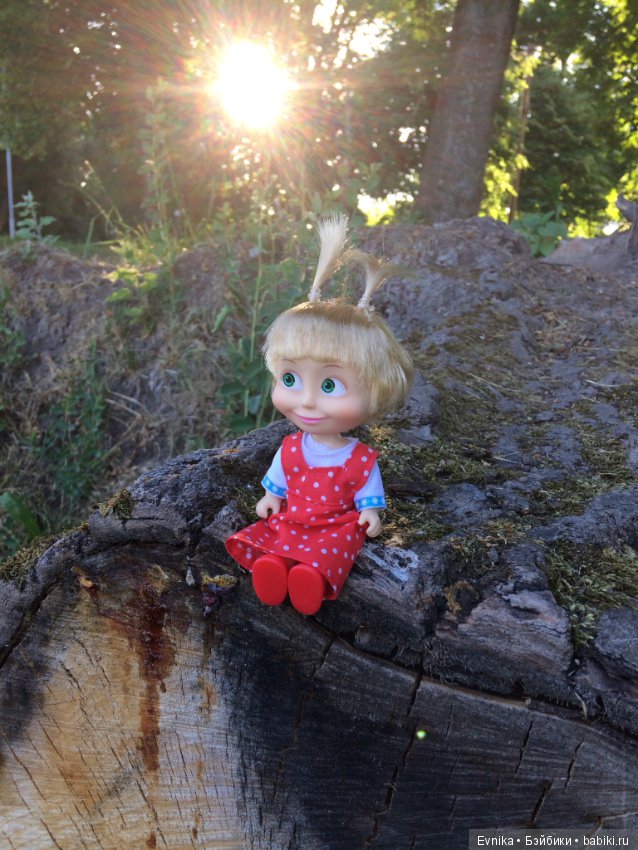 Машка - промокашка — Куклы Маша и Медведь (Simba): Маша в кармашке (фото 5)