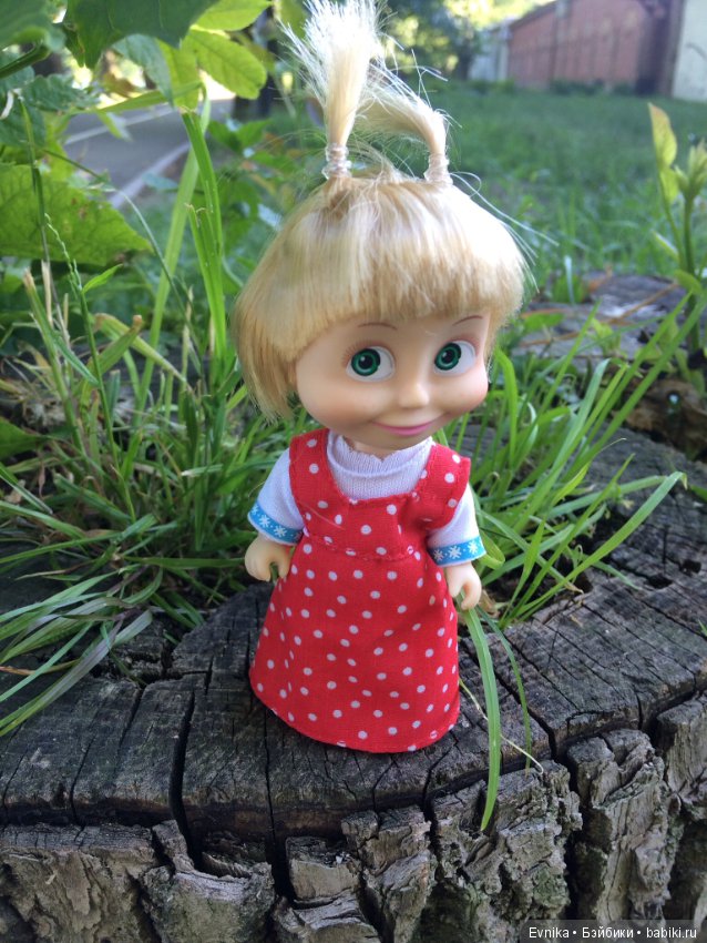 Машка - промокашка — Куклы Маша и Медведь (Simba): Маша в кармашке