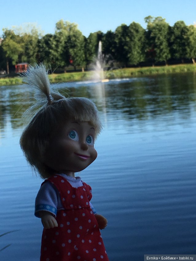 Машка - промокашка — Куклы Маша и Медведь (Simba): Маша в кармашке (фото 9)