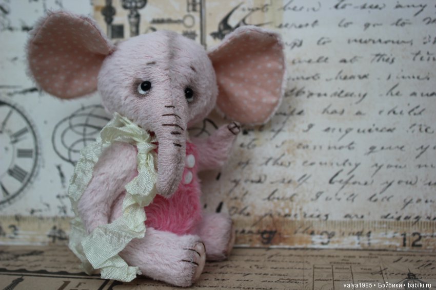 Слоник "Клубничное мороженое" (фото 2)