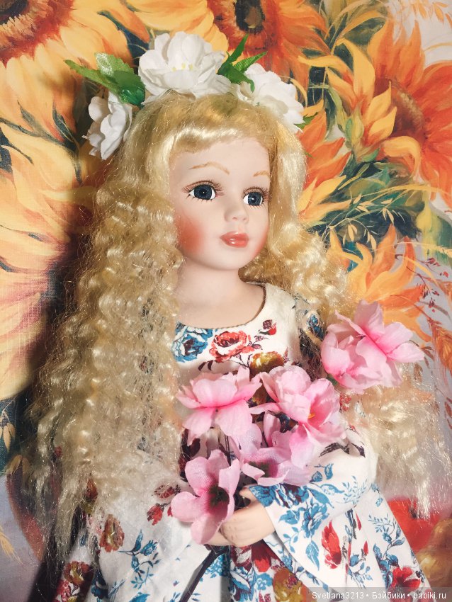 Фарфоровая кукла после реставрации (фото 9)