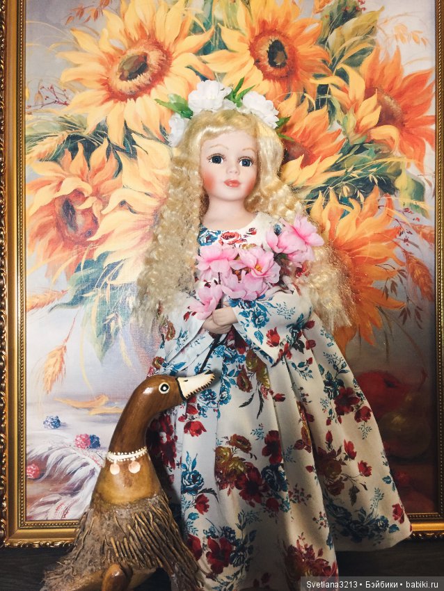 Фарфоровая кукла после реставрации (фото 8)