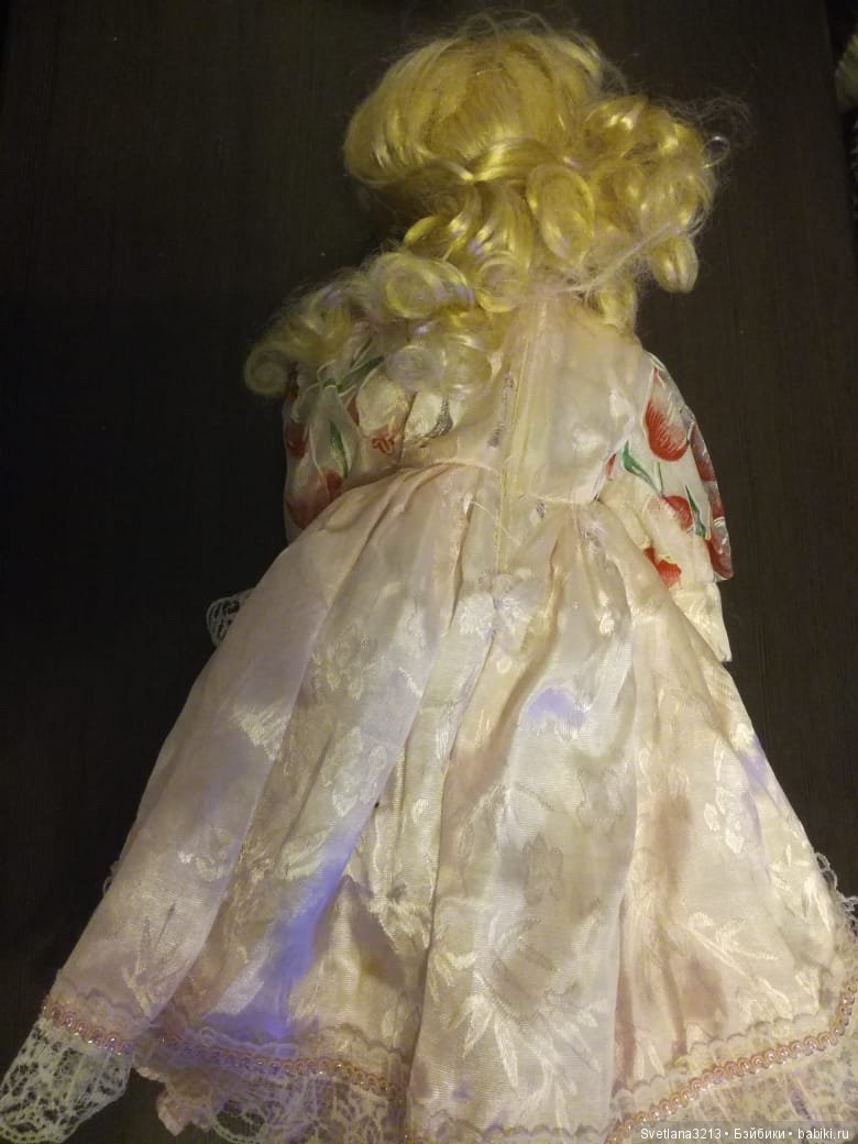 Фарфоровая кукла после реставрации (фото 3)