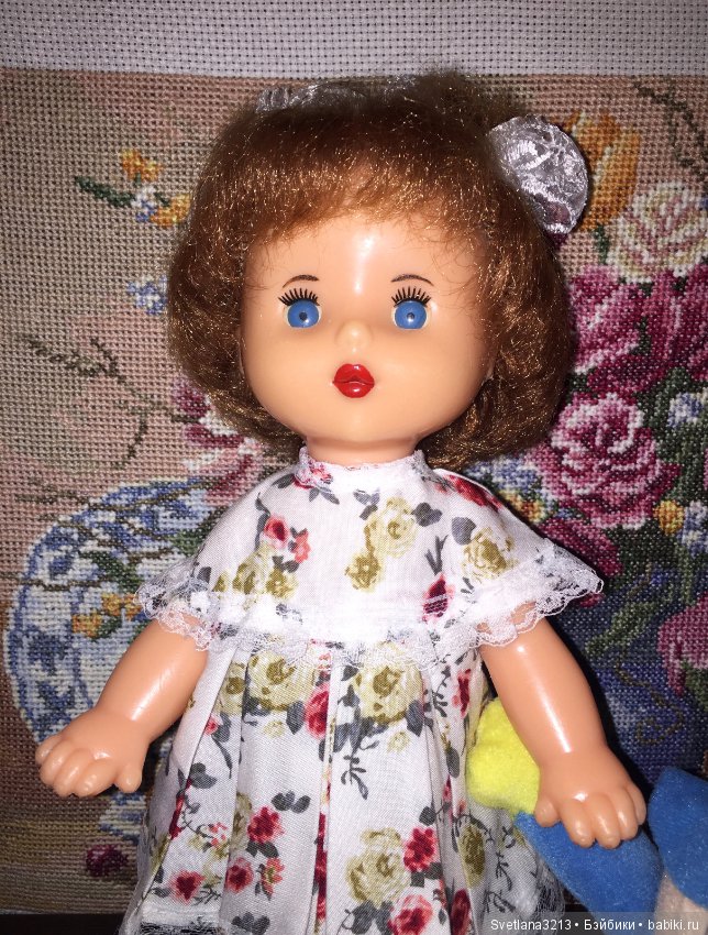 Кукла с помойки после реставрации (фото 5)