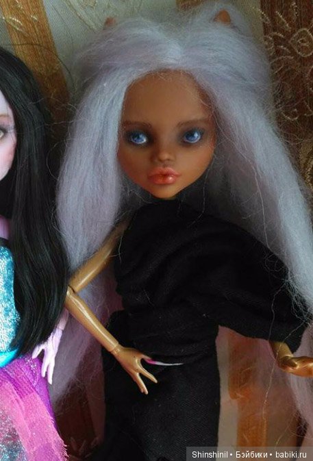 Переделала старый ооак — ООАК Monster High и Ever After High: репейнт (фото 2)