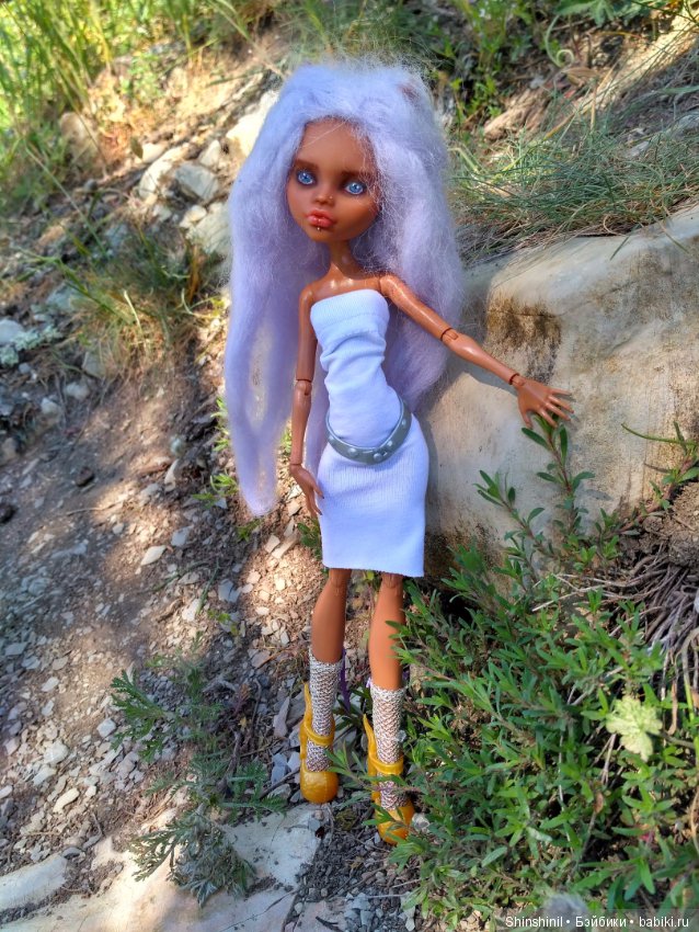 Переделала старый ооак — ООАК Monster High и Ever After High: репейнт (фото 4)