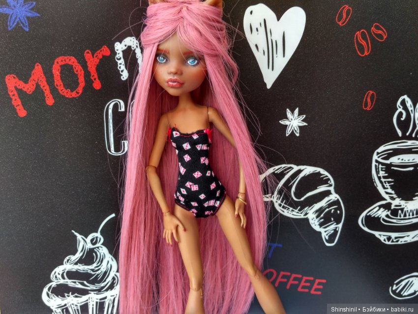 Переделала старый ооак — ООАК Monster High и Ever After High: репейнт (фото 5)