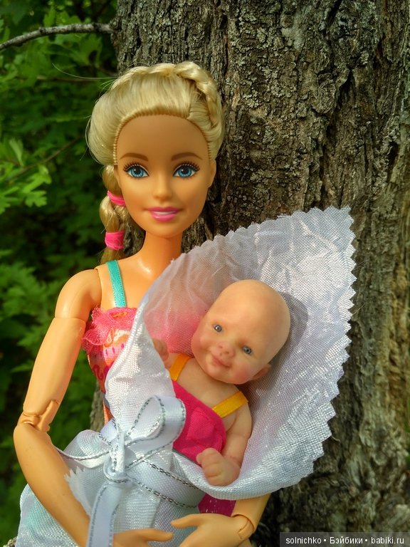 Вишенка на торте или Мечта детства осуществилась. Силиконовая куколка от Ирины Савостиной и её Мама (фото 7)
