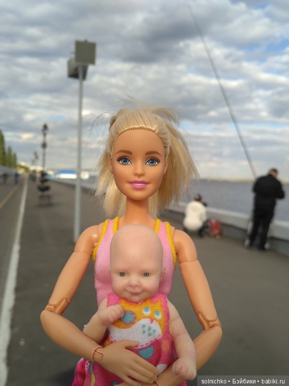 Вишенка на торте или Мечта детства осуществилась. Силиконовая куколка от Ирины Савостиной и её Мама (фото 4)