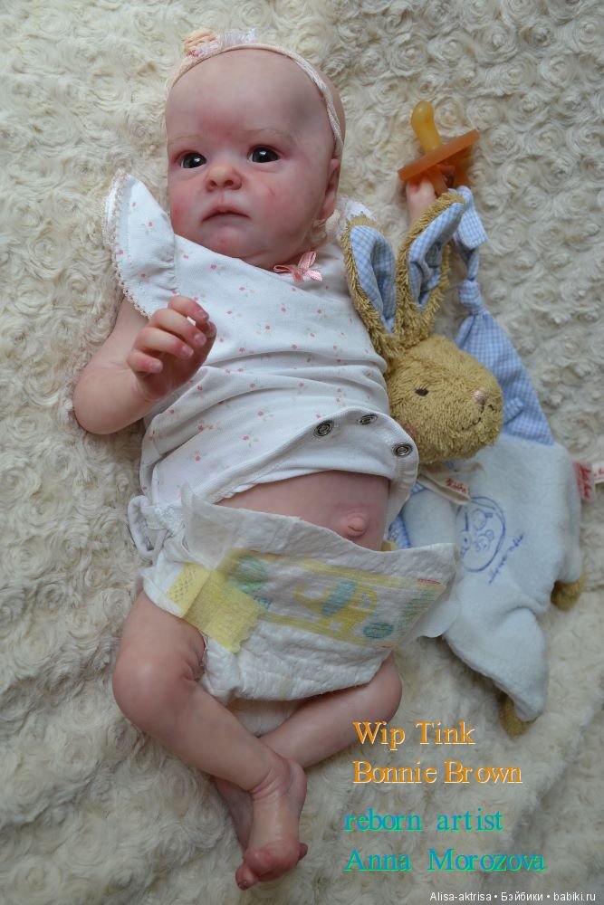 Тинк в процессе рождения. Кукла -реборн Анны Морозовой
