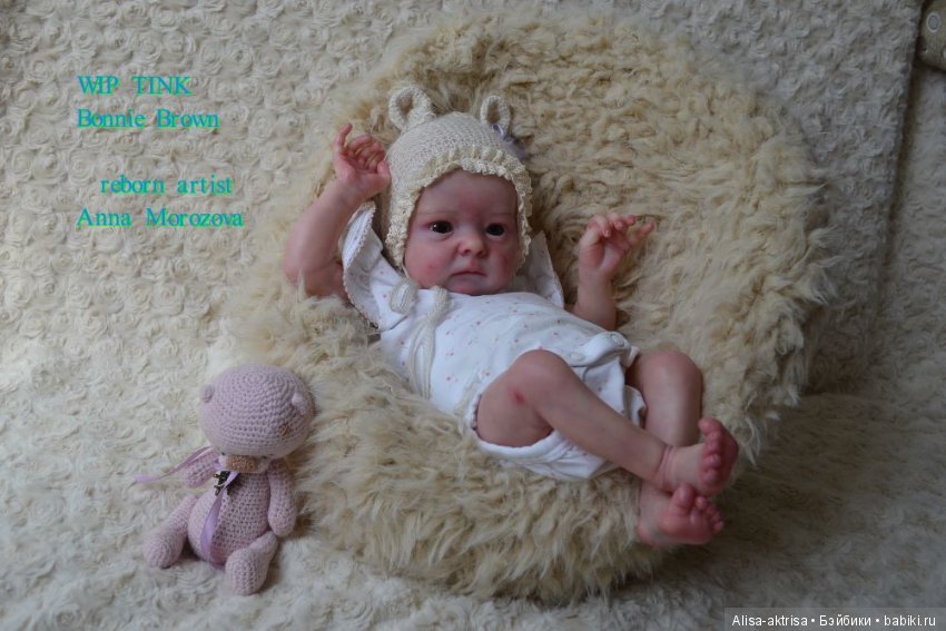 Тинк в процессе рождения. Кукла -реборн Анны Морозовой