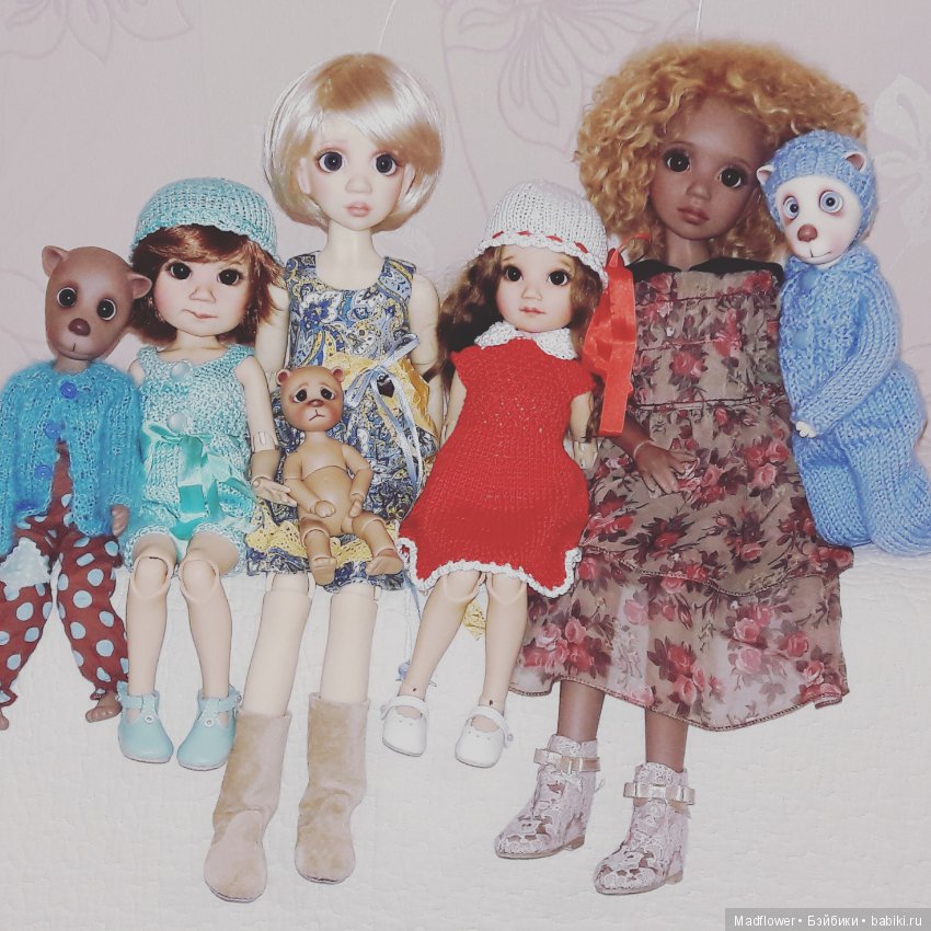 Пёстрые стайки — Коллекции кукол BJD (БЖД): фото витрин